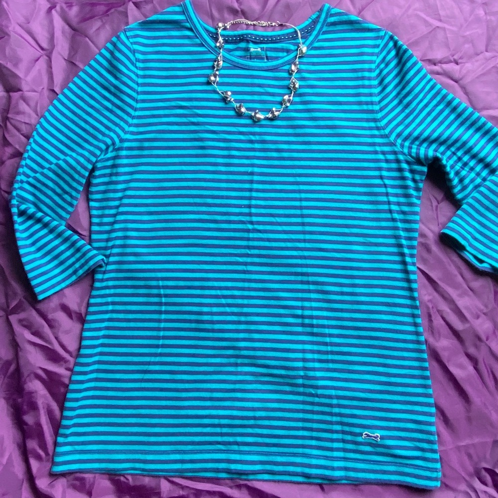 EUC soft striped shirt